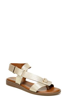 Franco Sarto Glenni Sandal in Gold Leather