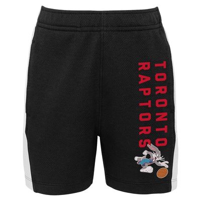 Outerstuff Youth Black Toronto Raptors Space Jam 2 Slam Dunk Mesh Shorts