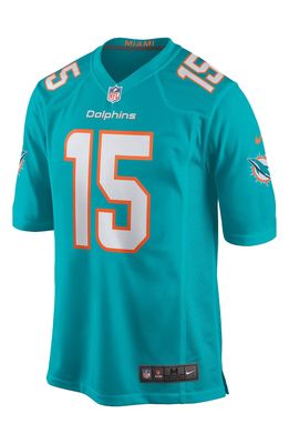 Men's Nike Jaelan Phillips Aqua Miami Dolphins 2021 NFL Draft First Round Pick Game Jersey
