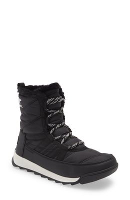 SOREL Whitney II Waterproof Winter Boot in Black