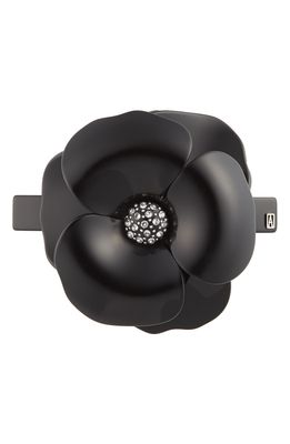 Alexandre de Paris Camelia Barrette in Black