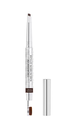 Diorshow Kabuki Brow Styler Pencil & Brush in 032 Dark Brown