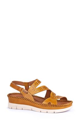 PIKOLINOS Altea Wedge Slingback Sandal in Honey