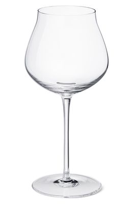 Georg Jensen Set of 6 Crystal Red Wine Glasses in Clear