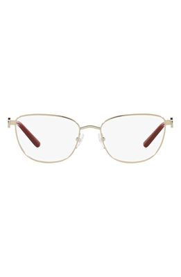Tory Burch 52mm Optical Frames in Shiny Gold Metal/Demo Lens