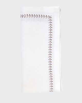 Gunmetal Herringbone Napkin