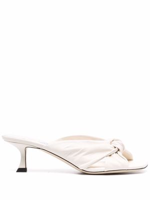 Jimmy Choo Avenue 50mm slip-on mules - Neutrals