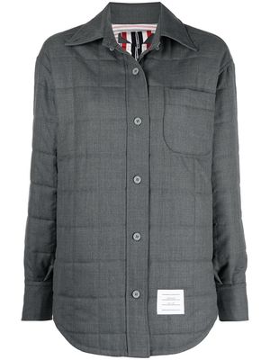 Thom Browne padded chest pocket shirt - Grey