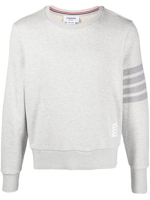 Thom Browne 4-Bar motif sweatshirt - Grey