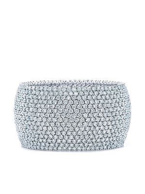 KWIAT 18kt white gold diamond Moonlight 15-row bracelet - Silver