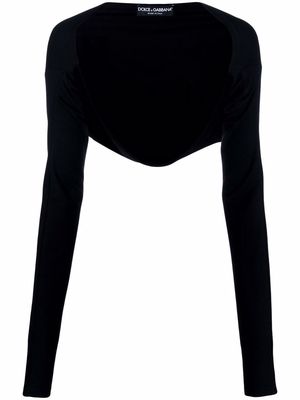 Dolce & Gabbana bolero longsleeved cardigan - Black