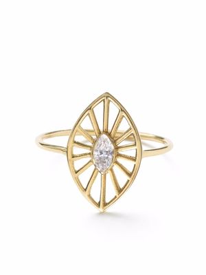 THE ALKEMISTRY 18kt yellow gold Eye diamond ring