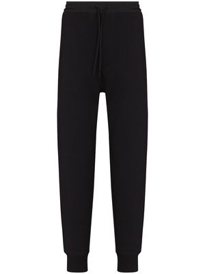 Y-3 tonal logo track pants - Black