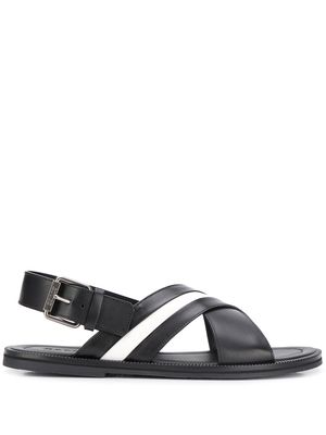 Bally slingback flat sandals - Black