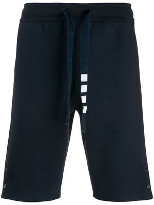 Thom Browne side vent 4-Bar track shorts - Blue