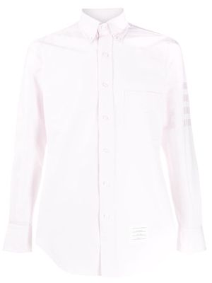 Thom Browne satin weave 4-Bar shirt - Pink