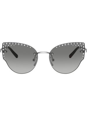 Michael Kors embellished cat-eye sunglasses - Silver