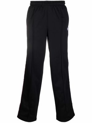 Marcelo Burlon County of Milan Cross-logo side-stripe track pants - Black