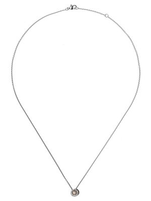 De Beers Jewellers 18kt white gold De Beers Aura fancy coloured diamond pendant necklace