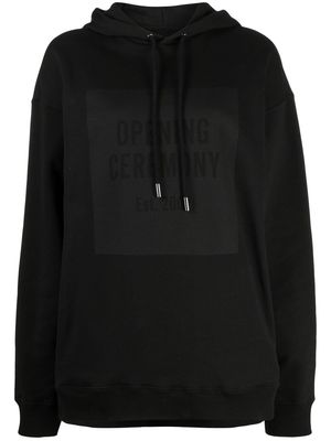 Opening Ceremony box-logo hoodie - Black