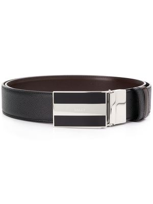 Bally engraved logo belt - Black