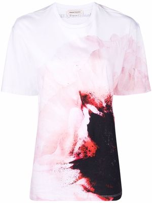 Alexander McQueen graphic-print T-shirt - White