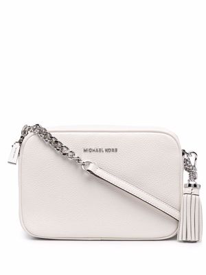 Michael Michael Kors Camer logo-plaque cross-body bag - White