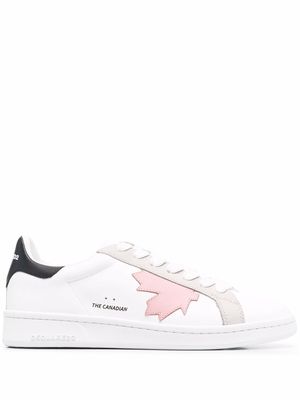 Dsquared2 logo-patch low-top sneakers - White