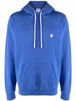 Marcelo Burlon County of Milan cross regular hoodie - Blue