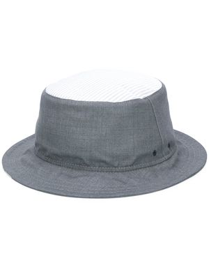 Thom Browne 4-bar bucket hat - 035 MED GREY