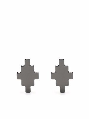Marcelo Burlon County of Milan cross stud earrings - Black