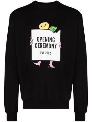 Opening Ceremony lightbulb crew neck sweatshirt - Black
