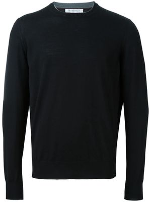 Brunello Cucinelli crew neck jumper - Black