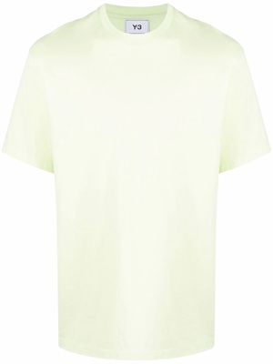 Y-3 logo-print cotton T-shirt - Green