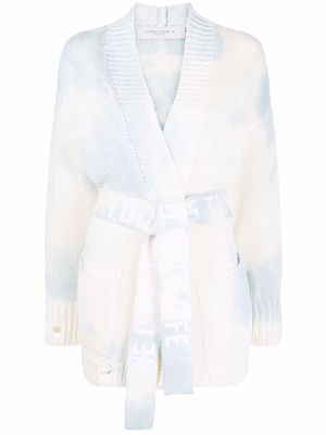 Golden Goose tie-dye printed cardigan - Neutrals