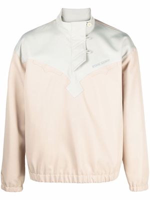 Opening Ceremony logo-embroidered western sweatshirt - Neutrals