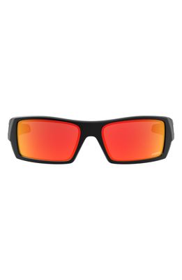 Oakley x Kanas City Gascan 60mm Polarized Rectangle Sunglasses in Black