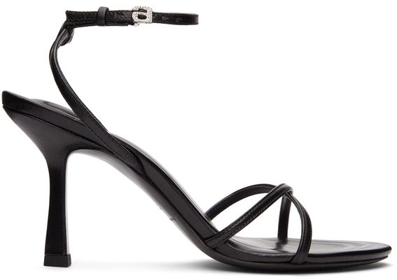 Alexander Wang Black Dahlia 85 Heeled Sandals