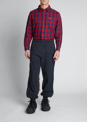 Men's Patched Army Pants