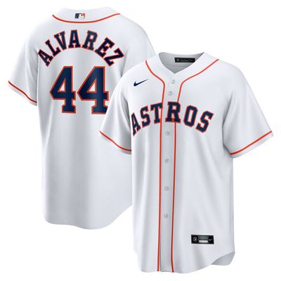 Men's Nike Yordan Alvarez White Houston Astros Home Replica Player Jersey
