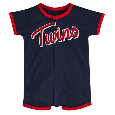 Outerstuff Infant Navy Minnesota Twins Power Hitter Romper