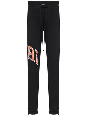 AMIRI bandana logo track pants - Black