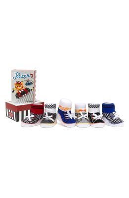 Trumpette Racer Assorted 6-Pack Socks in Black
