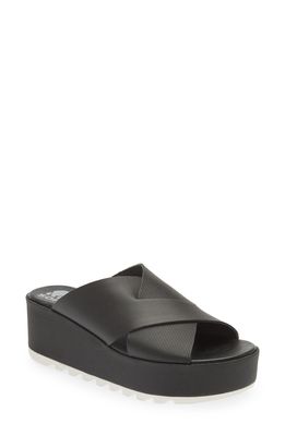 SOREL Cameron Flatform Mule in Black Sea Salt