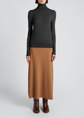Slim-Fit Wool Turtleneck