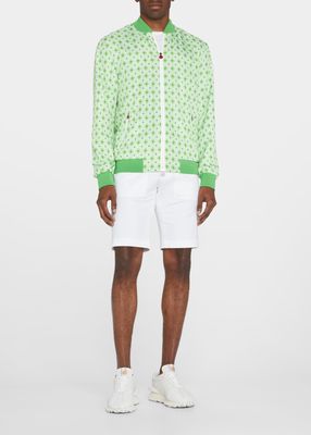 Men's Geometric Zip Jacket