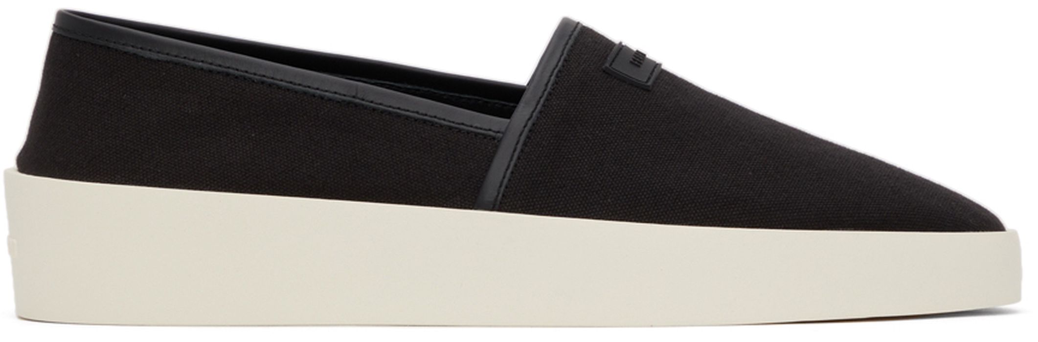 Fear of God Black Canvas Espadrilles