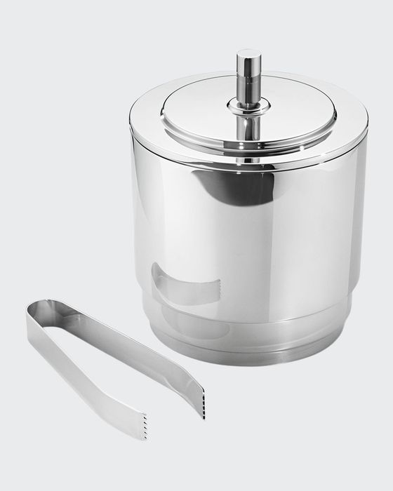 Manhattan Ice Bucket w/ Tongs