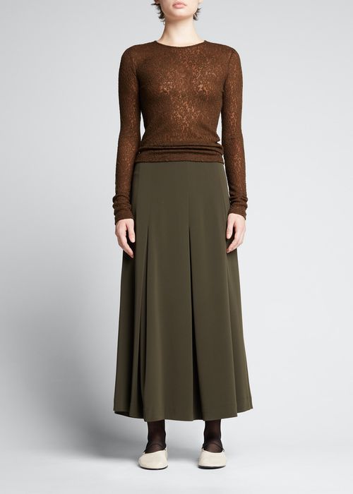 Lace Crew Nk Ls