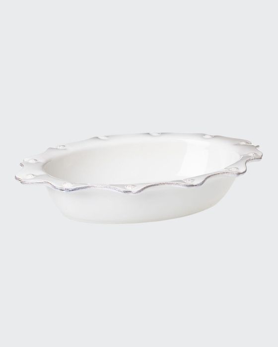 Berry & Thread Whitewash 13" Oval Baker